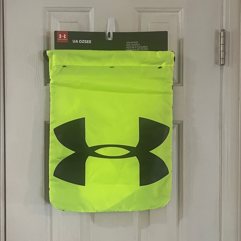 NWT Under Armour Bright Yellow Gym Sack